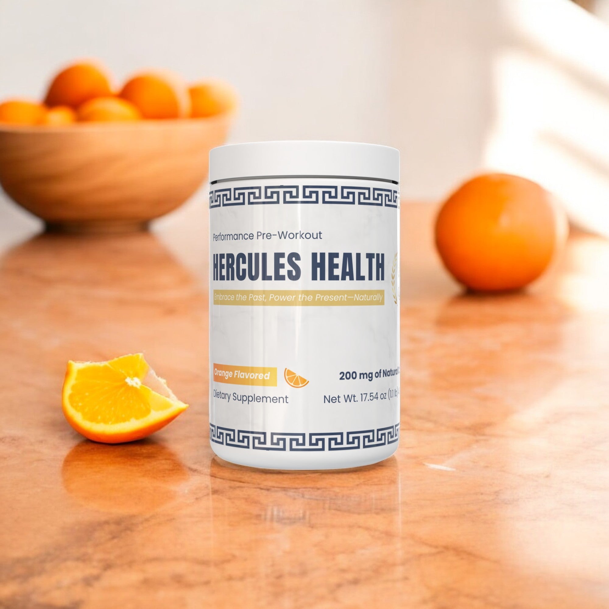 Orange 200 mg Natural Caffeine
